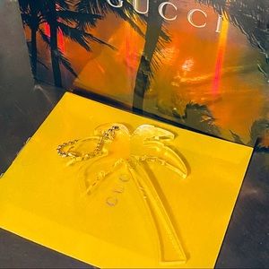 New- GUCCI lucite bag charm- ‘20 Resort Collection